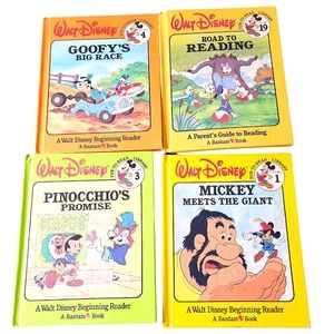 4 Vintage Walt Disney Bantam books